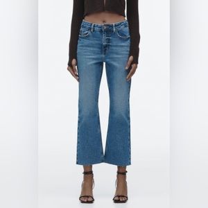Zara 
MINI FLARE JEANS Z1975 mid-blue